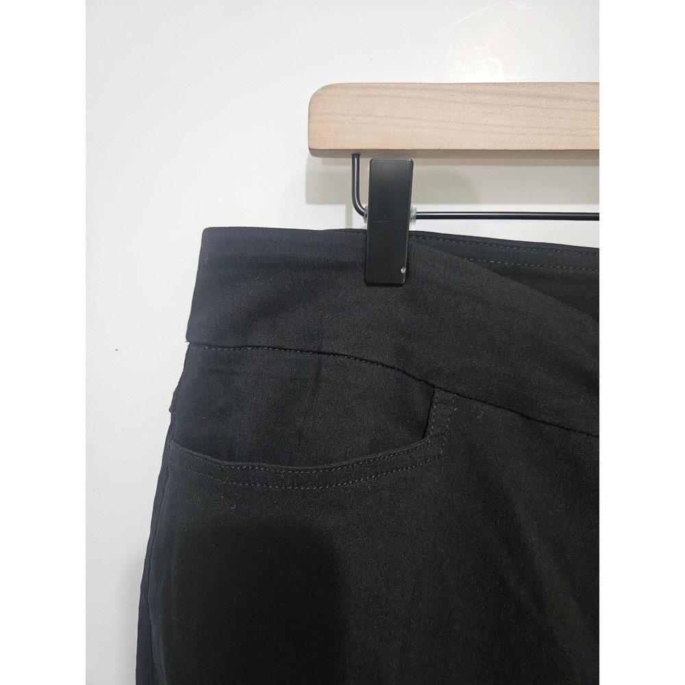 Slim-sation by Multiples Black Wide Leg Pull On Pants Tummy Control 20W - Picture 5 of 10